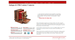 Desktop Screenshot of antiquewoodcameras.com